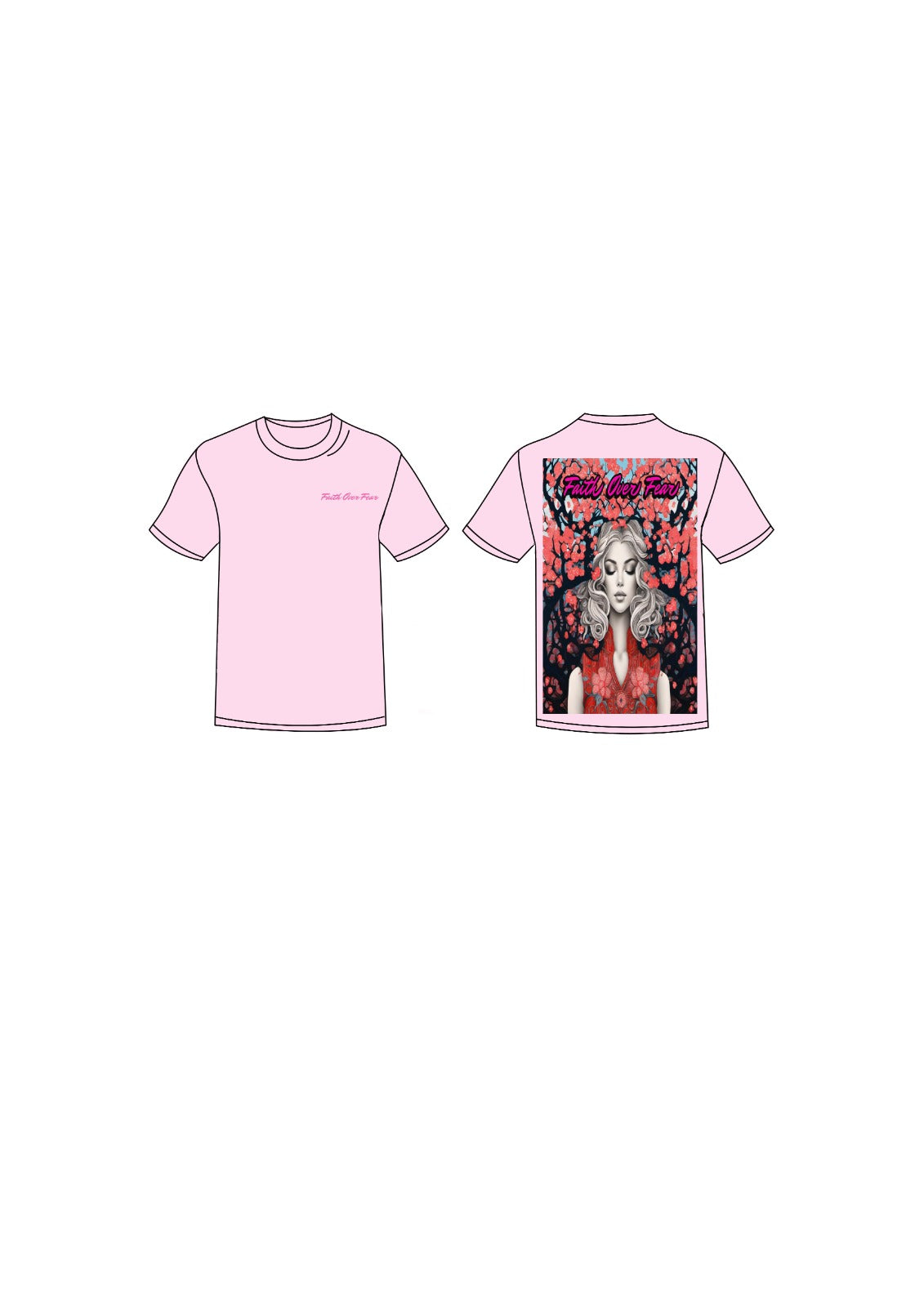 Dreams Blossoming In Pink T-Shirt