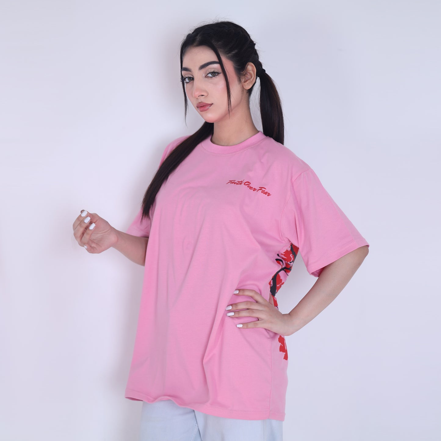 Warrior Princess In Pink T-Shirt