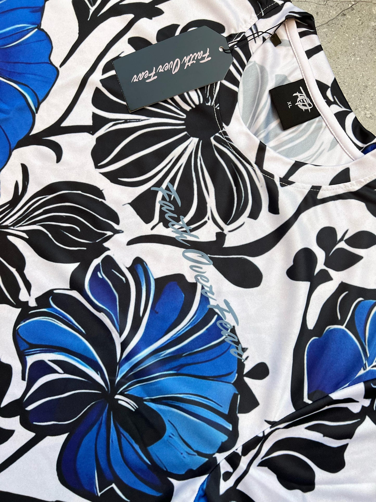 Blue Hibiscus T-Shirt